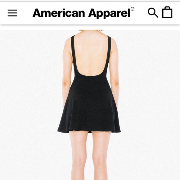 American Apparel Dresses & Skirts - AMERICAN APPAREL sleeveless backless skater dress